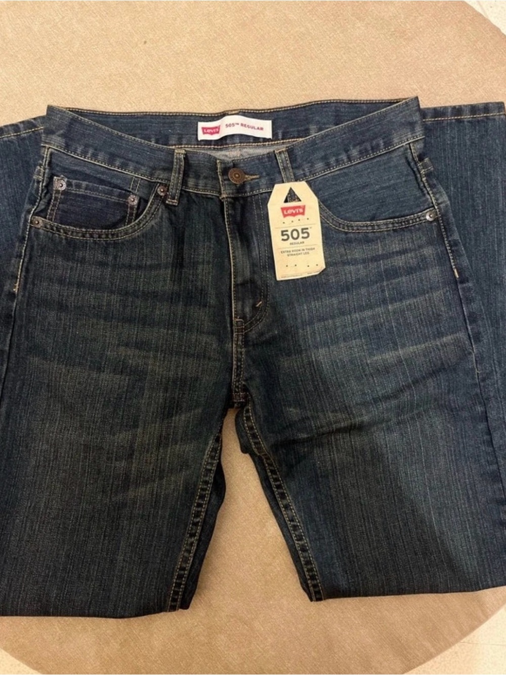Levi's 505 Straight Men's Jeans - Indigo Blue